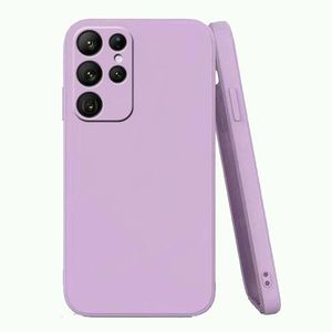 Cover Pochette pour Samsung Galaxy s22 Ultra 5G Mate Housse Bord Mauve
