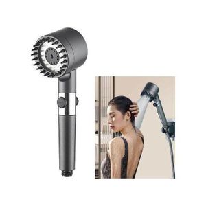 Pomme de douche haute pression+Filtre,Douchette à 3 modes,brosse massage