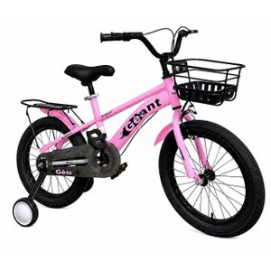 Vélo enfat 16 pouces - Bicyclette en acier de 5 à 9 ans Rose
