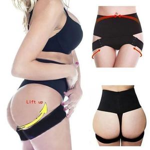 سراويل داخلية نسائية لرفع المؤخرة، شورتات عالية الخصر، رفع المؤخرة