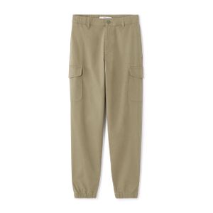 Celio Pantalon cargo straight coton stretch - KHAKI