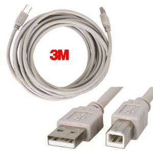 Câble d'Imprimante USB A-B - Canon Printer Cable - pour tous Canon  Imprimantes 1m80 métres - Cdiscount Informatique