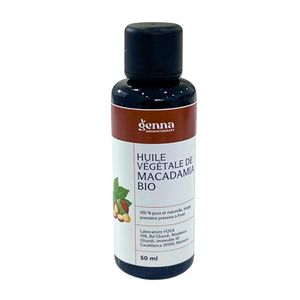 GENNA Huile végétale de Macadamia  Bio -50 ml 