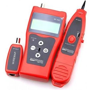 Wiremap câble NF-308-NF-308S POUR câble réseau, RJ45, RJ11, BNC Avec Écran LCD audio, téléphone et coaxial