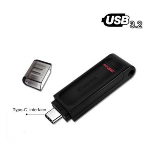 Clé USB C 3.2, Mémoire 128GB, DataTraveler 70 - Kingston
