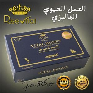 Nouveau design de VIT honey VIP dosvital Miel Royal Personnalisé Boisson pour Hommes Pâte Mixte Stick 12 Sachers
