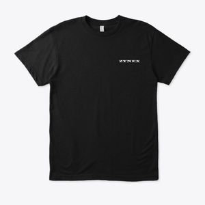 None ZYNEX™ Black Minimal Performance T-Shirt – Premium Streetwear Essential - Black