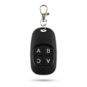 Télécommande Universelle AQ9 pour Portes de Garage et Alarmes - Duplicateur de Clés Sans Fil - Blanc et Noir