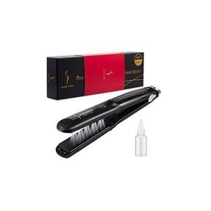 Healthy And Silky Lisseur vapeur cheveux professionnel en céramique vapeur huile Steampod redressant fer à friser pour femmes fer à vapeur (150C°-235C°)