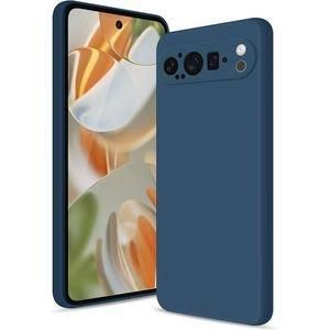 Case Coque Souple Liquid Silicone pour Google Pixel 9 pro bleu – Protection élégante et maniabilité
