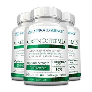 Approved CAFÉ VERT FORMULÉ AVEC 50 % OPTIMAL D'ACIDE CHLOROGÉNIQUE 60 CAP