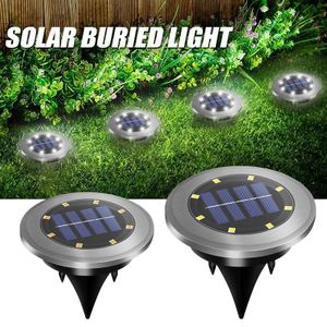 Ge Ensemble de 4 lampes solaires d'extérieur à LED