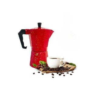 Cafetière italienne - Poignée résistante à la chaleur, capacité de 3 tasses