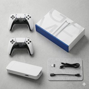 Data Frog Video Game Console 4K HD – 20K Games Collection with Double 2.4G Wireless Gamepads