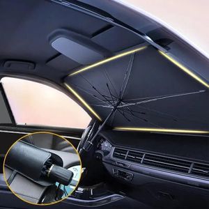 Parasol Voiture Pliable Parebrise Anti UV  Protection Chaleur Intérieur Auto Été  Couverture Vitre Avant Tendance