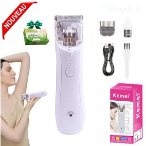 Kemei Epilateur Rasoir Tondeuse électrique compacte conçue principalement pour l'entretien du corps et des zones sensibles KM256