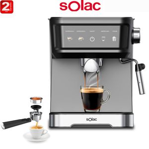 Solac Cafetière TASTY MOKA, Machines à Café Expresso 15 Bars -2ans de garantie
