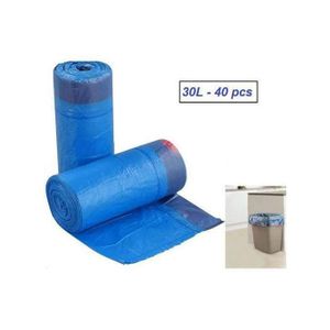 Lot de sacs de 30 litres pour le tri des déchets, résistants et antifuites, en pack de 40.