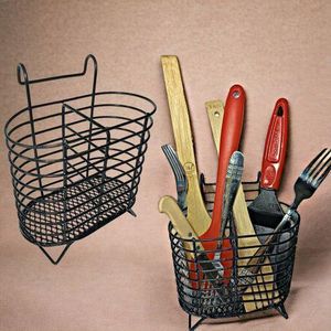 Porte cuillères fourchettes & couteaux Rangement de couverts Égouttoir suspendu pour couverts de table 