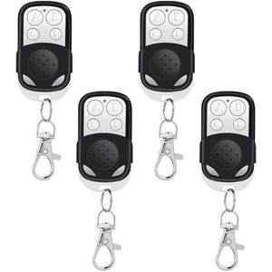 Telecommande Universelle Portail, 4pcs telecommande porte de garage sans Fil Compatible 433 MHz Telecommande Rolling Code telecommande portail pour Porte de Garage