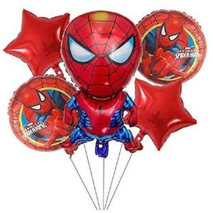 Ballons SpiderMan De 5 Ballons Trés Bonne Qualité