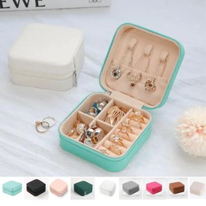 Boîte de rangement portable pour bijoux et accessoires de voyage