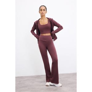 Defacto Pantalon de sport Airtech flare en tissu extensible à taille haute gainante