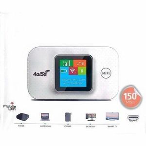 Mini Routeur Wi-Fi 5G - Portable Mobile 4G+ LTE Wi-Fi Sans Fil - MF68E Version Européenne Portable Sim Hotspot 300 Mbps - 10h d'autonomie - Batterie 3000 Mah