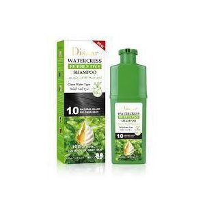 Disaar Watercress Shampooing colorant pour cheveux 1.0 Natural Black 420ML