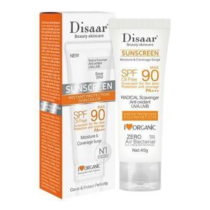 Disaar Crème Solaire Blanchissante Écran Solaire Protectrice Anti-âge, Hydratant SPF 90