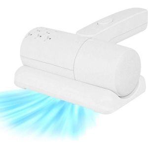 جهاز إزالة العث، مكنسة يدوية لاسلكية، تعقيم بالأشعة فوق البنفسجية، قابلة لإعادة الشحن عبر USB، فرشاة مضادة للعث للسرير والأريكة