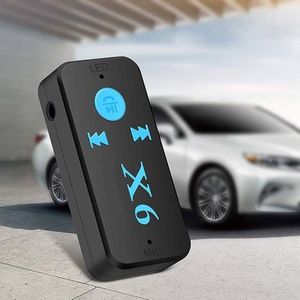 Récepteur Audio Bluetooth de voiture hudiemm0B, adaptateur de récepteur de musique stéréo Audio stéréo sans fil de voiture X6 3.5mm