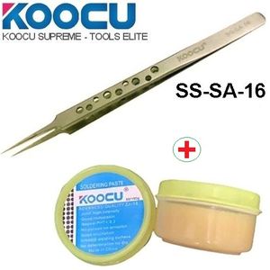 Koocu Pack 3x1 Fer à souder Fin 60w Etain 1mm 100g + Pâte à souder //  Soudure Electronique à prix pas cher