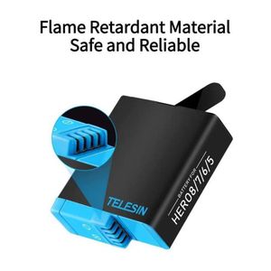 Batterie pour GoPro Hero 8 7 6 5 , GoPro Hero 8 , GoPro Hero 7 , GoPro