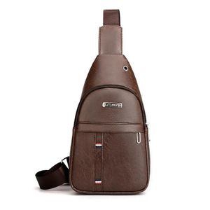 Sac à bandoulière pour homme avec trou pour écouteurs