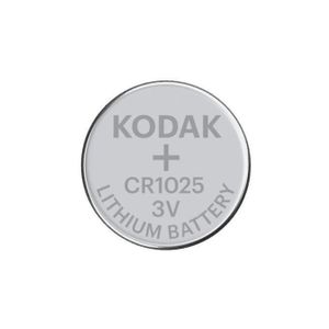Kodak piles bouton lithium CR1025