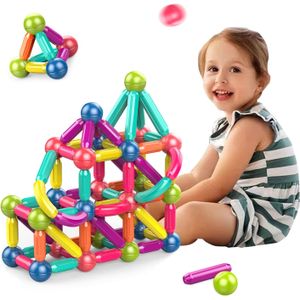 JEU DE BLOCS DE CONSTRUCTION MAGNÉTIQUES KIT DE 56PCS