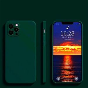 Case Pochette silicone pour IPhone 12 pro vert..