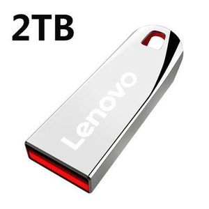 Lenovo Ports USB 3.0 haute vitesse, Clé USB en métal 2TB, lecteur de mémoire portable