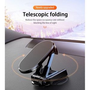 Support de téléphone magnétique pour voiture pliable
