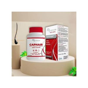 CAPHAIR مكمل تقوية الشعر ضد تساقط الشعر، علبة تحتوي على 60 كبسولة