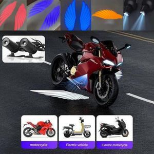 Lumières de bienvenue aile d’ange pour motos – lot de 2 (couleur aléatoire)