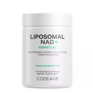 CODEAGE  PEPETUAL , Liposomal NAD+ , Regenerateur cellulaire  500 mg, 60 capsules 