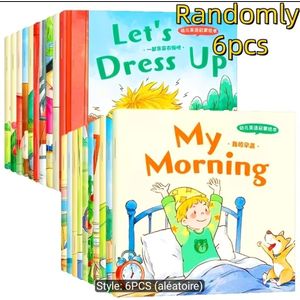 Lot de 6 livres d'apprentissage pour enfants en anglais