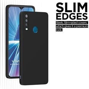 Case Coque Souple Liquid Silicone pour vivo Y17 noir – Protection élégante et maniabilité