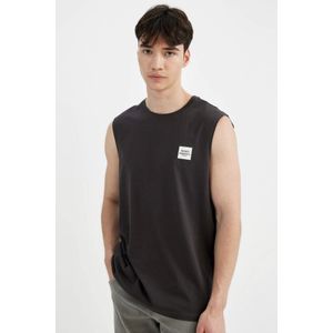 Defacto ديباردور مطبوع قصة عادية برقبة مستديرة