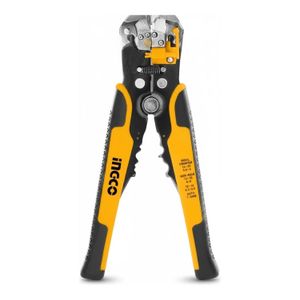 Ingco Pince à Dénuder Automatique - Outil Multifonction pour Câbles 0.2-6mm² - Usage Professionnel et Bricolage