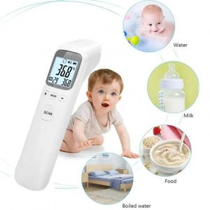 Thermomètre Pour Adultes Et Enfants Thermomètre Frontal, Pour Enfants  Thermomètre Numérique Sans Contact Pour Bébé Thermomètre Frontal Infrarouge  Sans Contact, Avec Affichage Lcd Numérique, Alarme De Fièvre Et Lectures  Instantanées De Précision (