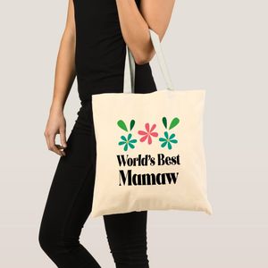 Tote bag Mamaw Gift for grandmother Unique, haute qualité