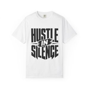 CAPRI T-Shirt Graphic Unisex  hustle silence  - Coton Doux
